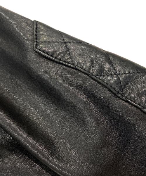 TAKEO KIKUCHI（タケオキクチ）TAKEO KIKUCHI (タケオキクチ) レザージャケット ブラック サイズ:2の古着・服飾アイテム