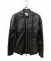TAKEO KIKUCHI（タケオキクチ）の古着「レザージャケット」｜ブラック