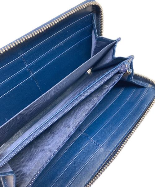 GUCCI（グッチ）GUCCI (グッチ) MLB (エムエルビー) ニューヨークヤンキース/グッチシマ長財布 ネイビーの古着・服飾アイテム