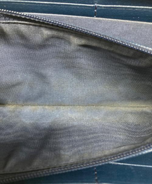 GUCCI（グッチ）GUCCI (グッチ) MLB (エムエルビー) ニューヨークヤンキース/グッチシマ長財布 ネイビーの古着・服飾アイテム