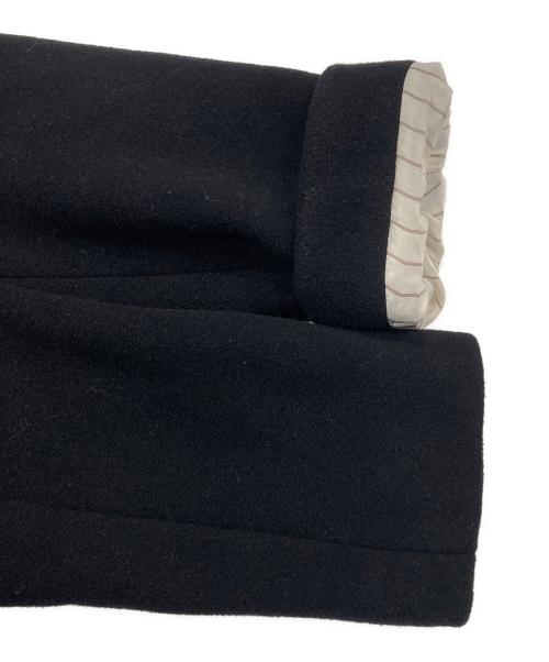 MACKINTOSH LONDON（マッキントッシュ ロンドン）MACKINTOSH LONDON (マッキントッシュ ロンドン) ウールダブルクロスベロアコート ブラック サイズ:38の古着・服飾アイテム