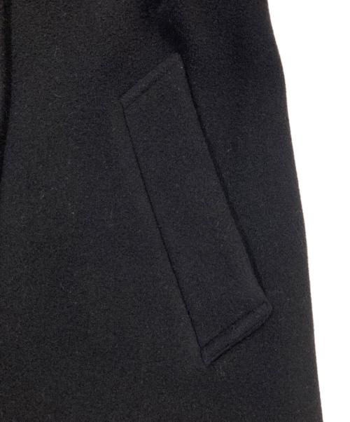 MACKINTOSH LONDON（マッキントッシュ ロンドン）MACKINTOSH LONDON (マッキントッシュ ロンドン) ウールダブルクロスベロアコート ブラック サイズ:38の古着・服飾アイテム