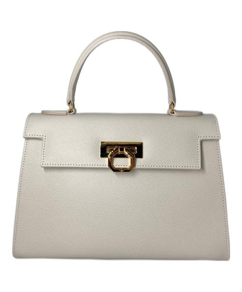 CARBOTTI（カルボッティ）CARBOTTI (カルボッティ) エレナクロスボディ2WAYハンドバッグ アイボリーの古着・服飾アイテム