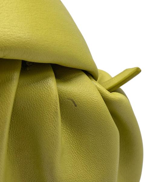 BOTTEGA VENETA（ボッテガベネタ）BOTTEGA VENETA (ボッテガベネタ) ダブルノット ハンドバッグ イエロー×グリーンの古着・服飾アイテム