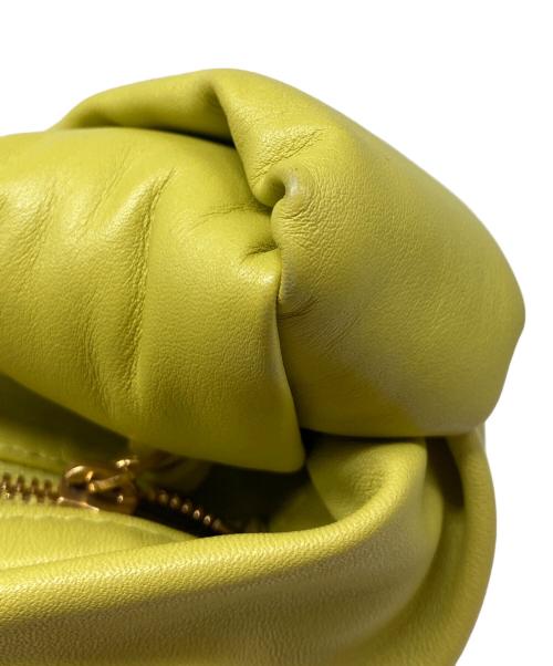 BOTTEGA VENETA（ボッテガベネタ）BOTTEGA VENETA (ボッテガベネタ) ダブルノット ハンドバッグ イエロー×グリーンの古着・服飾アイテム