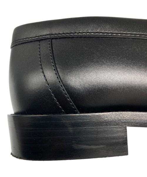 HERMES（エルメス）HERMES (エルメス) モカシン インパクト ローファー ブラック サイズ:37の古着・服飾アイテム