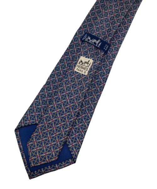 HERMES（エルメス）HERMES (エルメス) ネクタイ ネイビー サイズ:-の古着・服飾アイテム