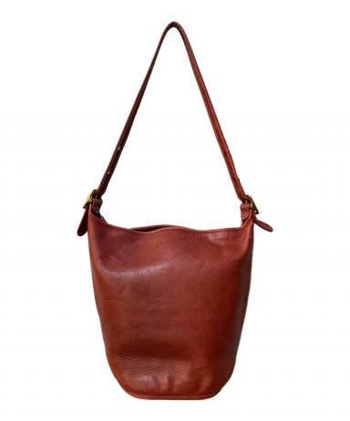 新品・未使用 ★COACH★ ショルダーバック 中古・古着通販】COACH (コーチ) バケツ型ショルダーバッグ レッド