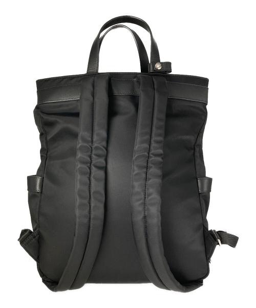 Breath TOPKAPI（ブレストプカピ）Breath TOPKAPI (ブレストプカピ) 防水 ナイロン レザーコンビ PC対応 トート リュック バックパック ブラックの古着・服飾アイテム