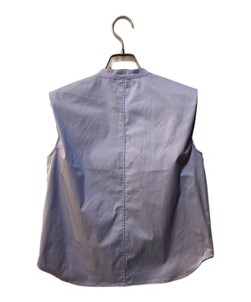 HER LIP TO（ハーリップトゥ）HER LIP TO (ハーリップトゥ) Tallinn Sleeveless Blouseセットアップ セピアブルー サイズ:M（スカート：S）の古着・服飾アイテム