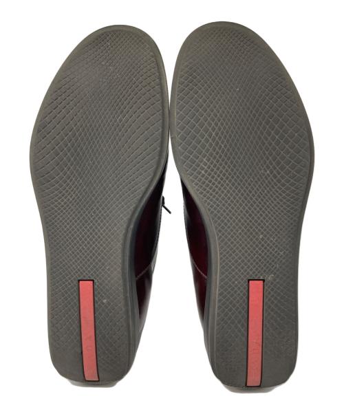 PRADA SPORTS（プラダスポーツ）PRADA SPORTS (プラダスポーツ) レザースニーカー ブラウン サイズ:6 1/2の古着・服飾アイテム