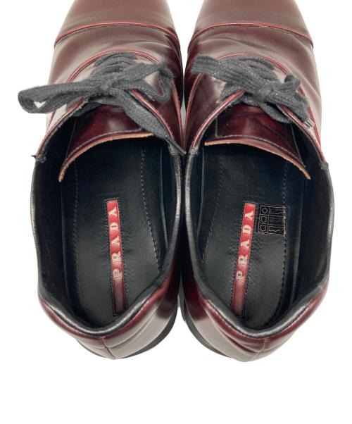 PRADA SPORTS（プラダスポーツ）PRADA SPORTS (プラダスポーツ) レザースニーカー ブラウン サイズ:6 1/2の古着・服飾アイテム