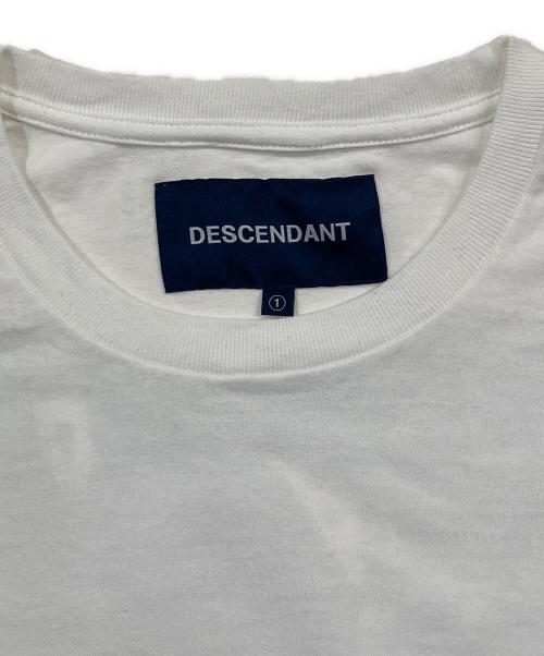 DESCENDANT（ディセンダント）DESCENDANT (ディセンダント) Fit out LS カットソー ホワイト サイズ:1の古着・服飾アイテム