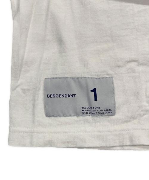 DESCENDANT（ディセンダント）DESCENDANT (ディセンダント) Fit out LS カットソー ホワイト サイズ:1の古着・服飾アイテム