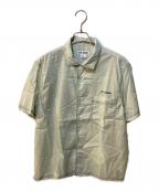 TTT MSWティー）の古着「Open collar shirt」｜グリーン
