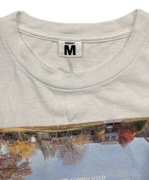 WEBER（ウェーバー）WEBER (ウェーバー) プリントTシャツ ホワイト サイズ:Mの古着・服飾アイテム
