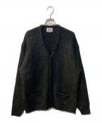 STEP AHEADステップアヘッド）の古着「モヘアカーディガン」｜ブラック