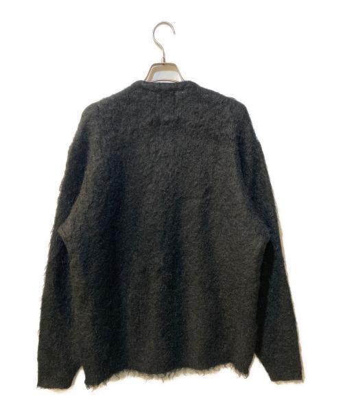 STEP AHEAD（ステップアヘッド）STEP AHEAD (ステップアヘッド) モヘアカーディガン ブラック サイズ:Mの古着・服飾アイテム