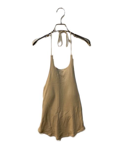 CLANE（クラネ）CLANE (クラネ) HALTER NECK CUP IN TOPS ベージュ サイズ:1の古着・服飾アイテム