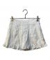 the Barnnet（ザ バーネット）の古着「Lignes Lace Mini Skirt」｜ホワイト