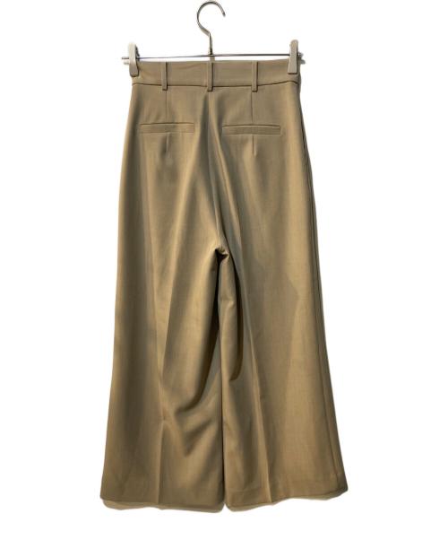 anuans（アニュアンス）anuans (アニュアンス) スライドウエストセミワイドパンツ ベージュ サイズ:Sの古着・服飾アイテム