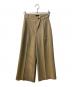 anuans（アニュアンス）の古着「スライドウエストセミワイドパンツ」｜ベージュ