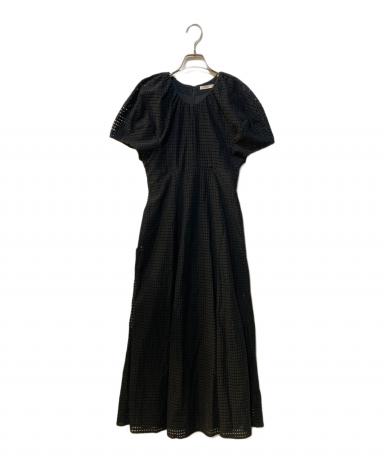 クラネclane DOT MESH ONE PIECE 美品 中古・古着通販】CLANE (クラネ) DOT MESH ONE PIECE ブラック