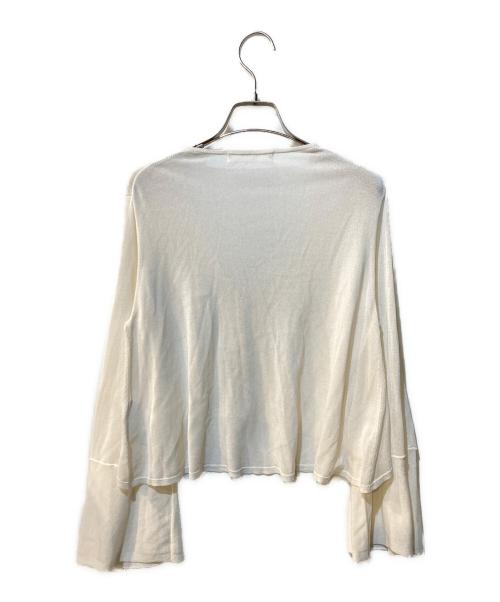 HER LIP TO（ハーリップトゥ）HER LIP TO (ハーリップトゥ) UV Knit Dress Cardigan ホワイト サイズ:Sの古着・服飾アイテム