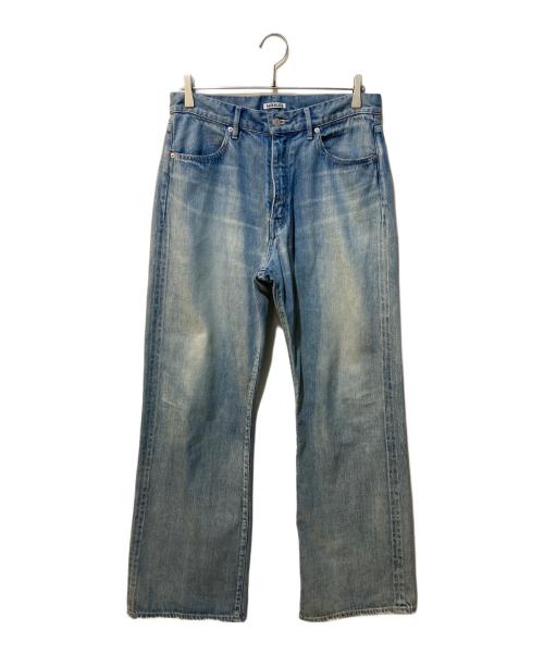 AURALEE（オーラリー）AURALEE (オーラリー) SELVEDGE FADED LIGHT DENIM PANTS ブルー サイズ:3Wの古着・服飾アイテム