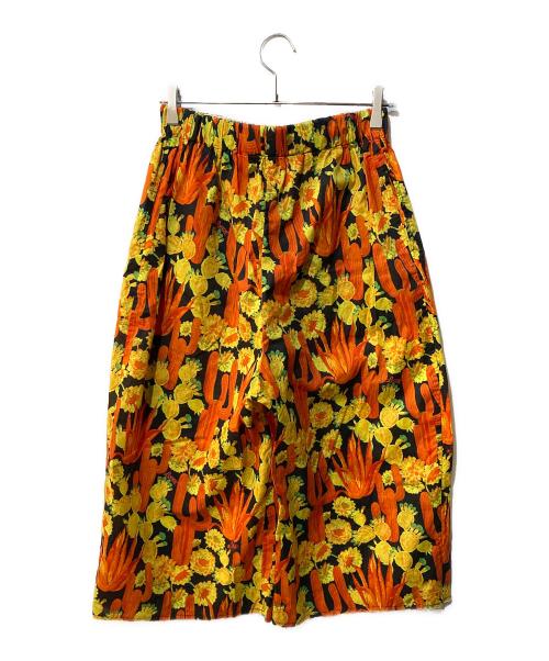 LOEWE（ロエベ）LOEWE (ロエベ) Paula's Ibiza (パウラズ・イビザ) フラワープリントイージーパンツ オレンジ サイズ:Ｓの古着・服飾アイテム