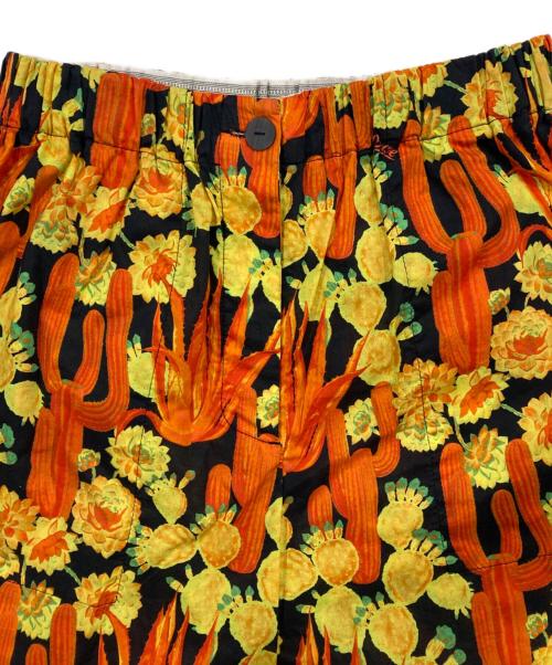 LOEWE（ロエベ）LOEWE (ロエベ) Paula's Ibiza (パウラズ・イビザ) フラワープリントイージーパンツ オレンジ サイズ:Ｓの古着・服飾アイテム