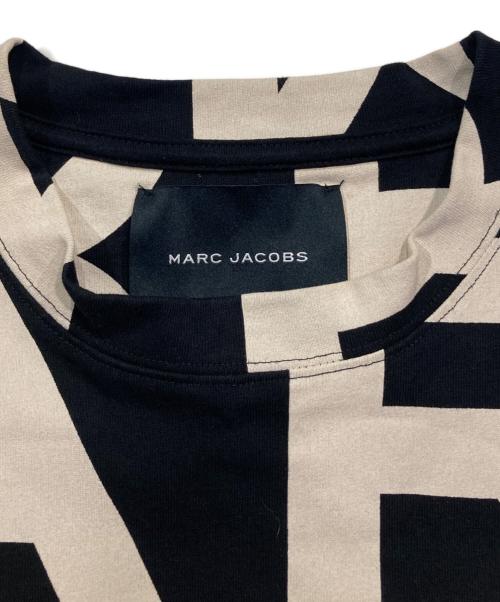 MARC JACOBS（マークジェイコブズ）MARC JACOBS (マークジェイコブス) モノグラムビッグTシャツ ホワイト×ブラック サイズ:Sの古着・服飾アイテム