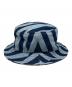 KENZO (ケンゾー) Dazzle Stripe デニム バケットハット ブルー サイズ:Free：6000円