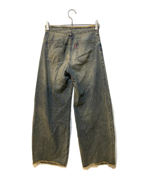 LAGUA GEM（ラグアジェム）LAGUA GEM (ラグアジェム) CUT OFF LOOSEY デニム インディゴ サイズ:23の古着・服飾アイテム