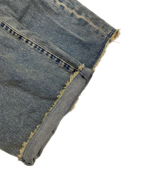 LAGUA GEM（ラグアジェム）LAGUA GEM (ラグアジェム) CUT OFF LOOSEY デニム インディゴ サイズ:23の古着・服飾アイテム