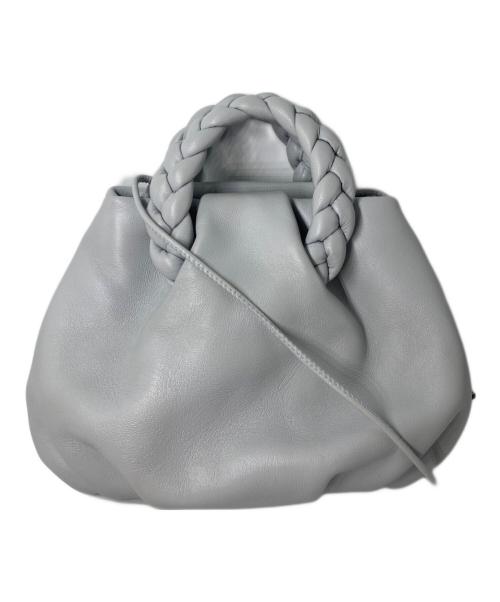 HEREU（ヘリュー）HEREU (ヘリュー) BOMBON ハンドバッグ ブルーの古着・服飾アイテム