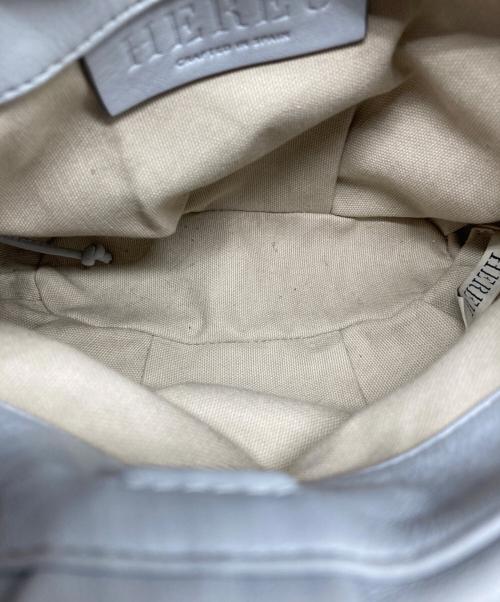 HEREU（ヘリュー）HEREU (ヘリュー) BOMBON ハンドバッグ ブルーの古着・服飾アイテム