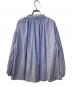 SLOBE IENA (スローブ イエナ) フリルカラーギャザーブラウス ブルー サイズ:Free：4000円