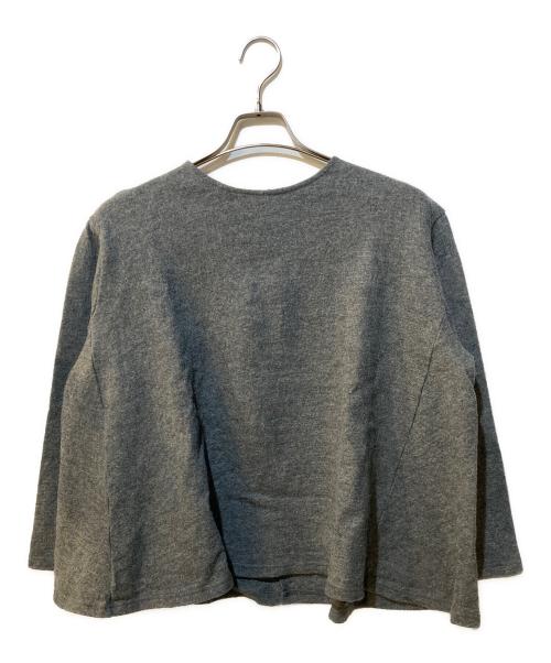 KAGURE（カグレ）KAGURE (カグレ) ウールフレアプルオーバー グレー サイズ:Freeの古着・服飾アイテム