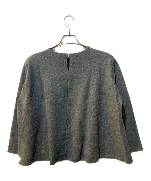 KAGURE（カグレ）KAGURE (カグレ) ウールフレアプルオーバー グレー サイズ:Freeの古着・服飾アイテム