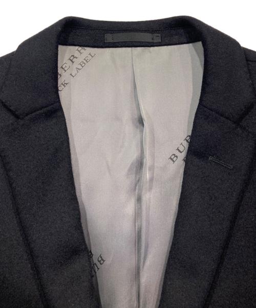 BURBERRY BLACK LABEL（バーバリーブラックレーベル）BURBERRY BLACK LABEL (バーバリーブラックレーベル) カシミヤ混テーラードジャケット ブラック サイズ:LLの古着・服飾アイテム