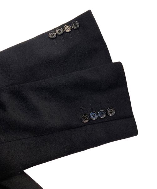 BURBERRY BLACK LABEL（バーバリーブラックレーベル）BURBERRY BLACK LABEL (バーバリーブラックレーベル) カシミヤ混テーラードジャケット ブラック サイズ:LLの古着・服飾アイテム