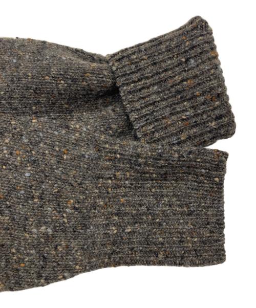 MARGARET HOWELL（マーガレットハウエル）MARGARET HOWELL (マーガレットハウエル) ドネガルウールラウンドネックニット グレー サイズ:2の古着・服飾アイテム