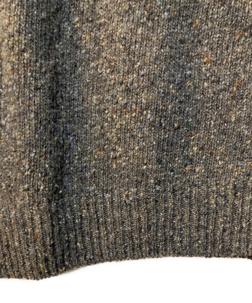 MARGARET HOWELL（マーガレットハウエル）MARGARET HOWELL (マーガレットハウエル) ドネガルウールラウンドネックニット グレー サイズ:2の古着・服飾アイテム