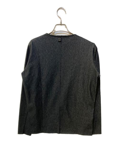 wjk（ダブルジェイケー）wjk (ダブルジェイケー) denim cut&sewnカットソー ブラック サイズ:Sの古着・服飾アイテム