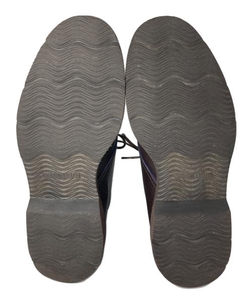 GIORGIO ARMANI（ジョルジョアルマーニ）GIORGIO ARMANI (ジョルジョアルマーニ) チャッカーブーツ ブラウン サイズ:6の古着・服飾アイテム