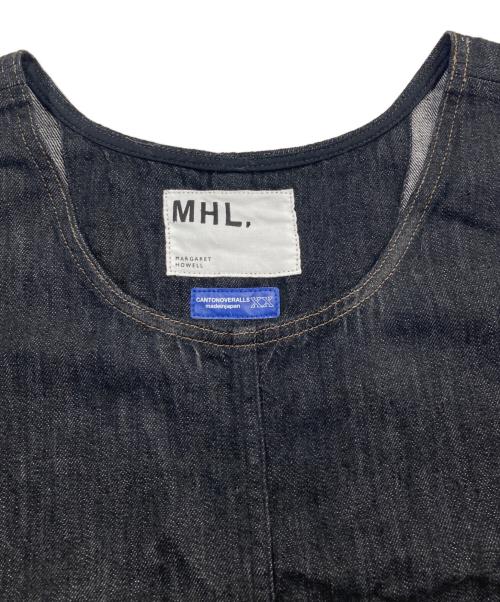 MHL（エムエイチエル）MHL (エムエイチエル) CANTON (キャントン) デニムワンピース ブラック サイズ:36の古着・服飾アイテム