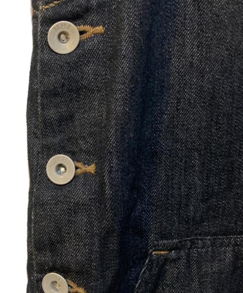 MHL（エムエイチエル）MHL (エムエイチエル) CANTON (キャントン) デニムワンピース ブラック サイズ:36の古着・服飾アイテム