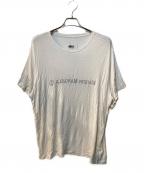 MM6 Maison Margielaエムエムシックスメゾンマルジェラ）の古着「反転ロゴ プリント オーバーTシャツ」｜ホワイト
