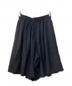 COMME des GARCONS GIRLコムデギャルソンガール）の古着「サルエルハーフパンツ」｜ネイビー